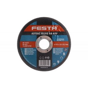 Festa Vágókorong fémre 115x1mm