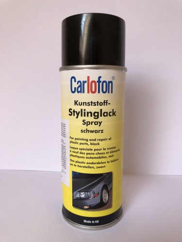 Car-fon Lökhárító festék spray fekete